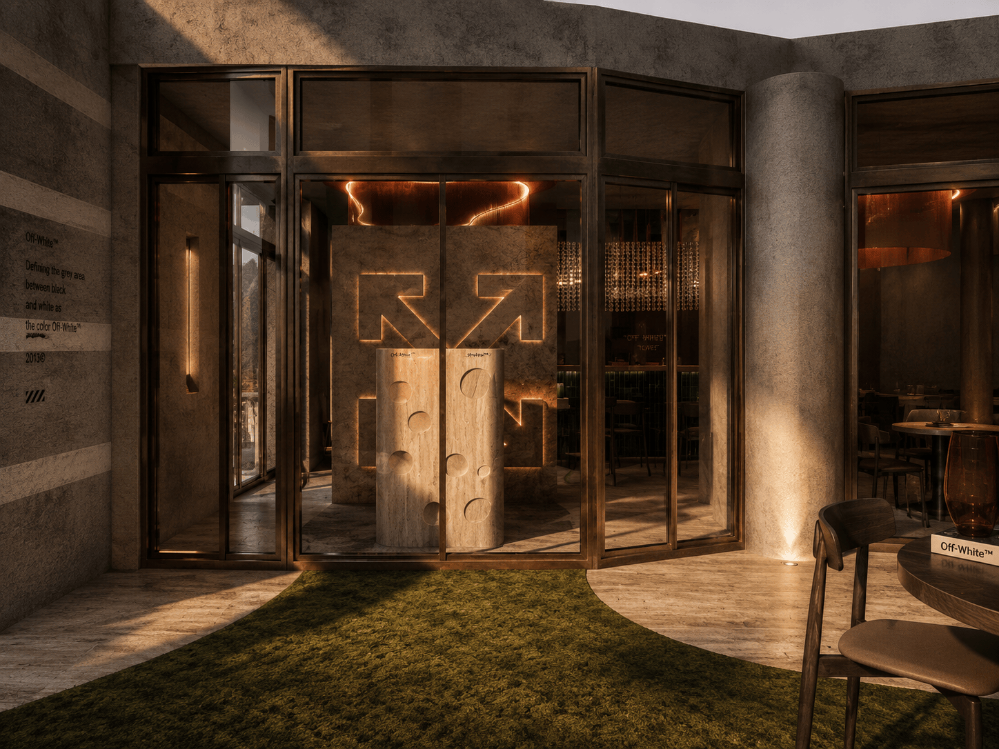 Off-White Abloh Restaurant — render 3