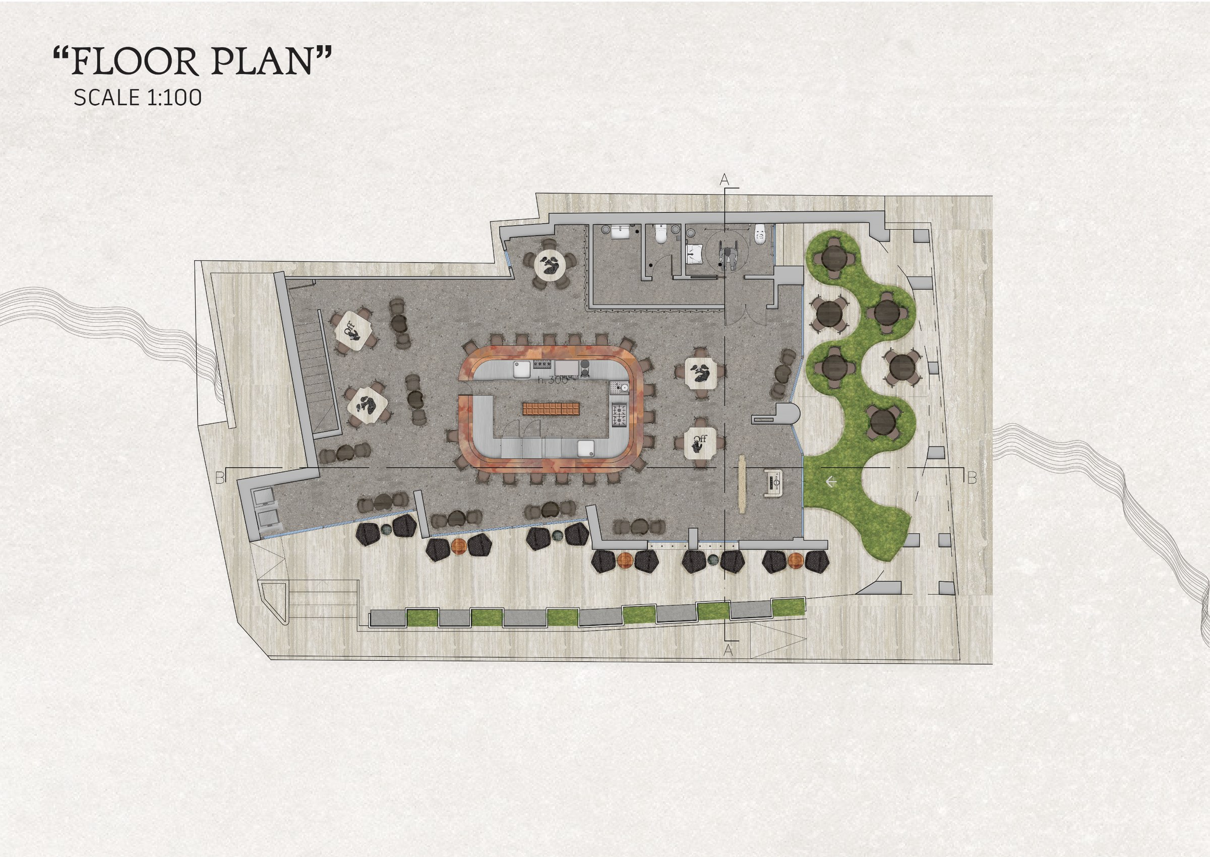 Homage Garden — Elevation scale 1:20