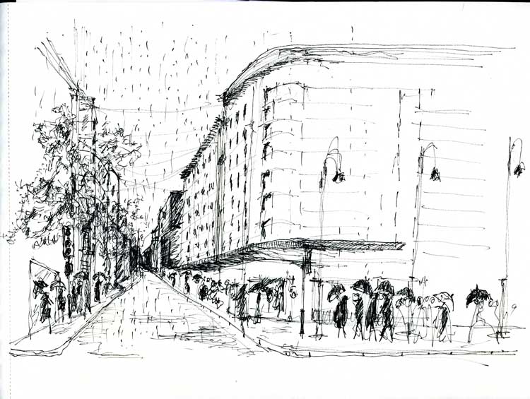 croquis de Patricio Hales