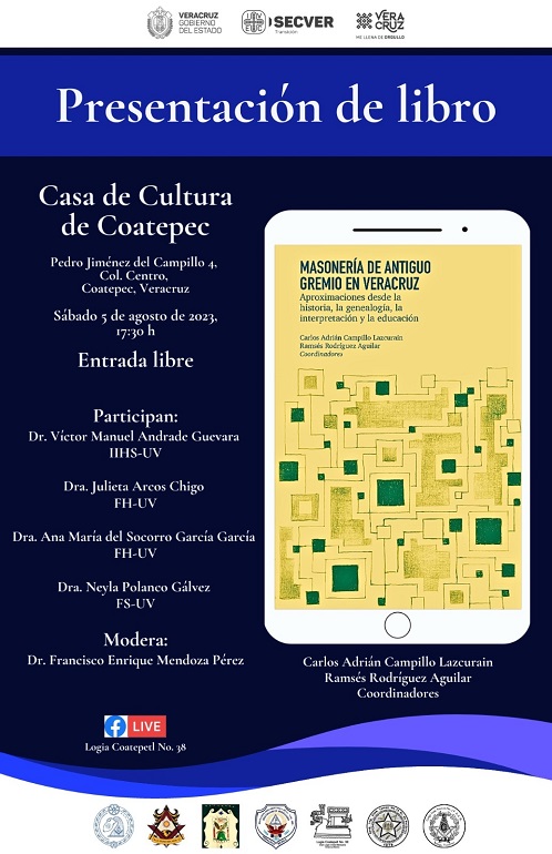 PRESENTAN LIBRO LOGIA MASÓNICA.