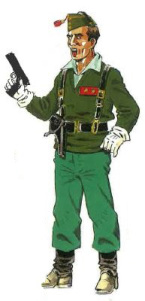 Cabo 1º. Uniforme legionario.Campaña Sidi Ifni . [Historia y Guerra.net]