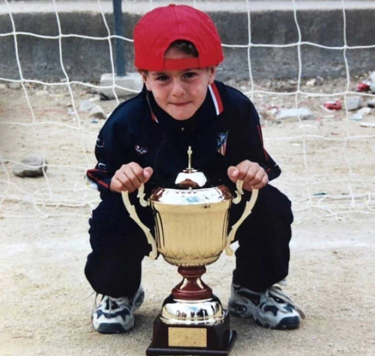 Koke durante su etapa en la cantera del Atlético de Madrid