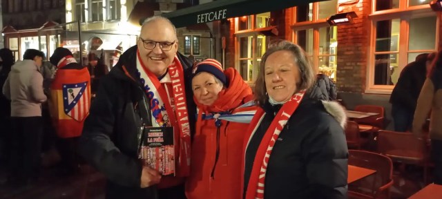 Peña Atlética de Alemania durante un encuentro con otras peñas en Bélgica