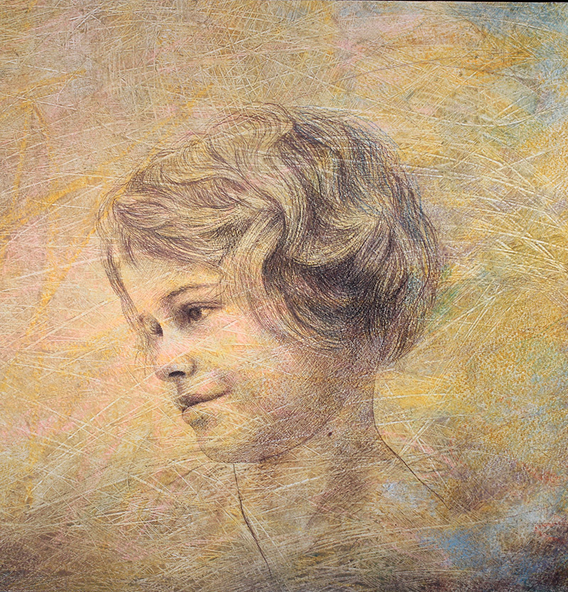 Study of heads - detail.