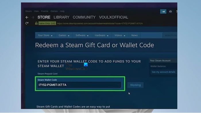 Jak Wykorzysta Kart Podarunkow Steam Lub Kod Portfela Tiempo De Frikis Redeem Steam Gift Card Or Wallet Code Via Steam Desktop App 