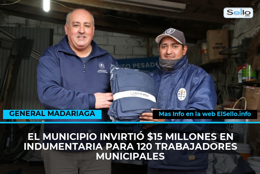 El Municipio invirtió $15 millones en indumentaria para 120 trabajadores municipales