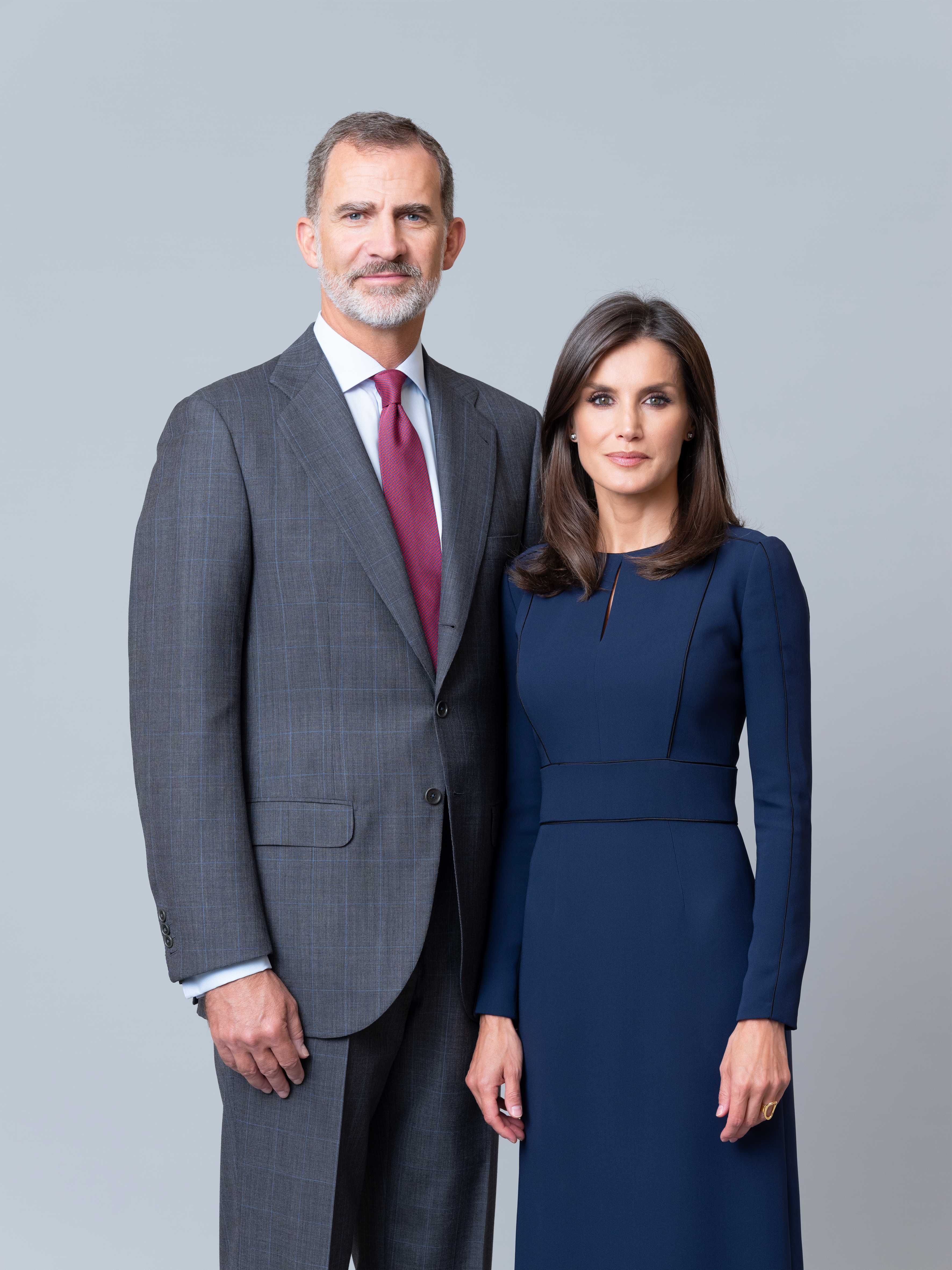 Felipe VI y la reina Letizia de España en una fotografía oficial.