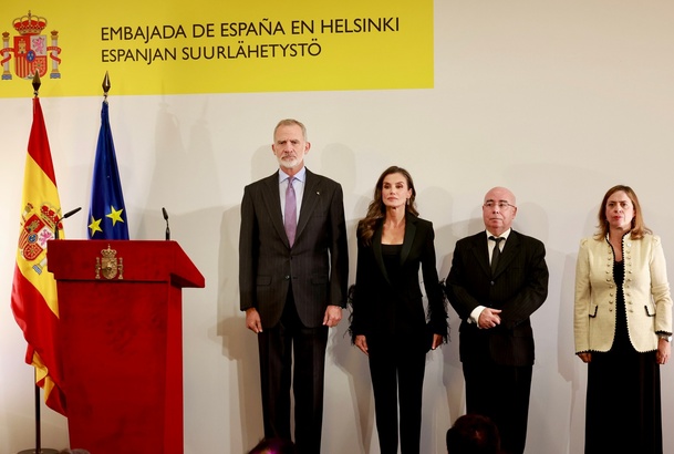 Felipe VI durante su viaje de Estado a Finlandia en octubre de 2026.