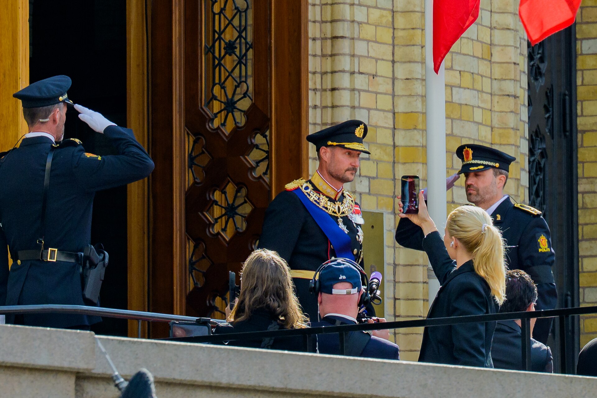 El rey Haakon VIII de Noruega durante un acto oficial en 2026.