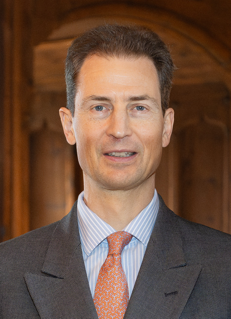 El príncipe heredero Alois de Liechtenstein en una fotografía de archivo de marzo de 2024, no relacionada con las protestas de octubre de 2026.