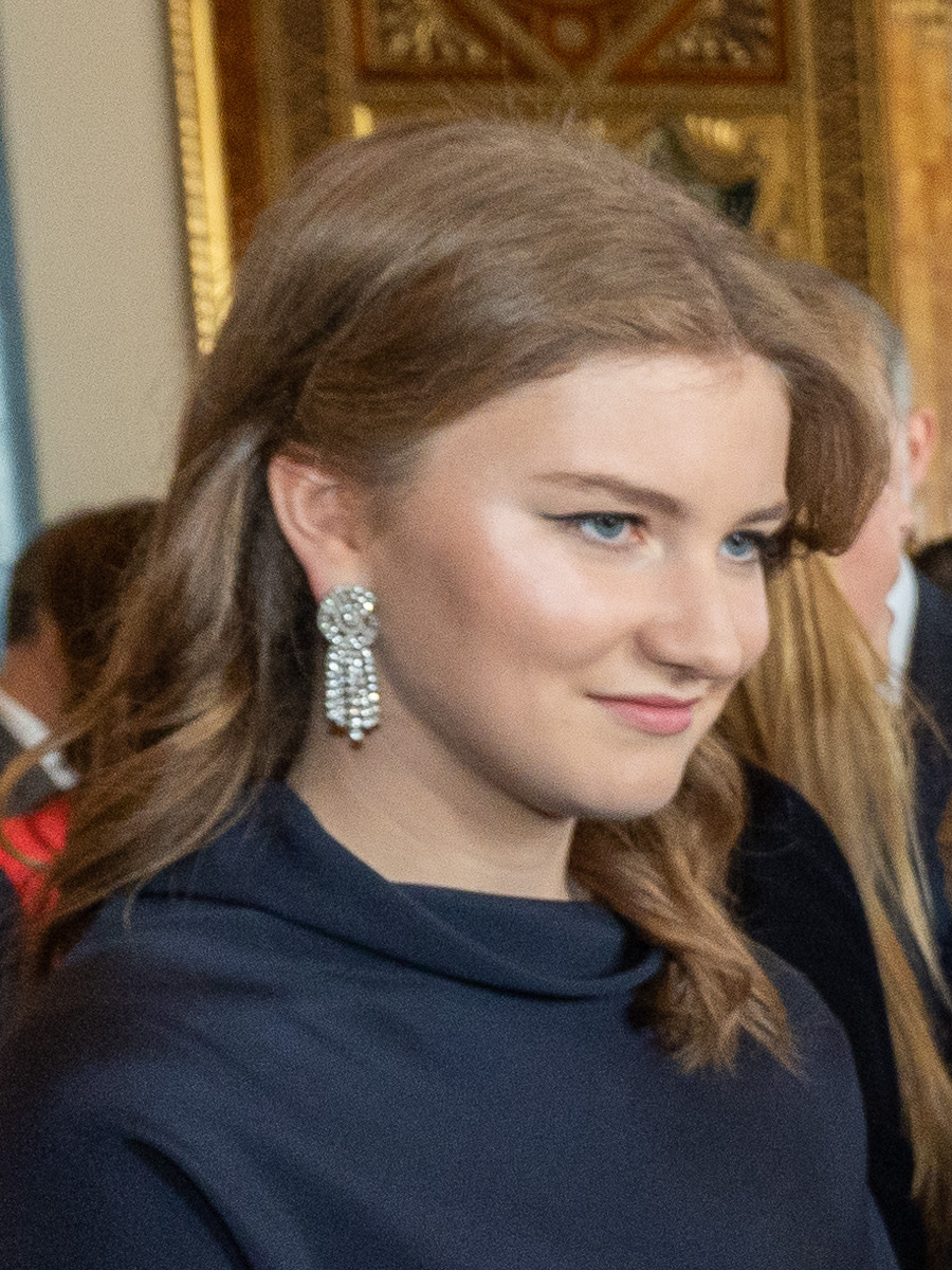 La princesa Elisabeth de Bélgica, duquesa de Brabante, durante una recepción en el Palacio de Buckingham en mayo de 2023; fotografía de archivo.