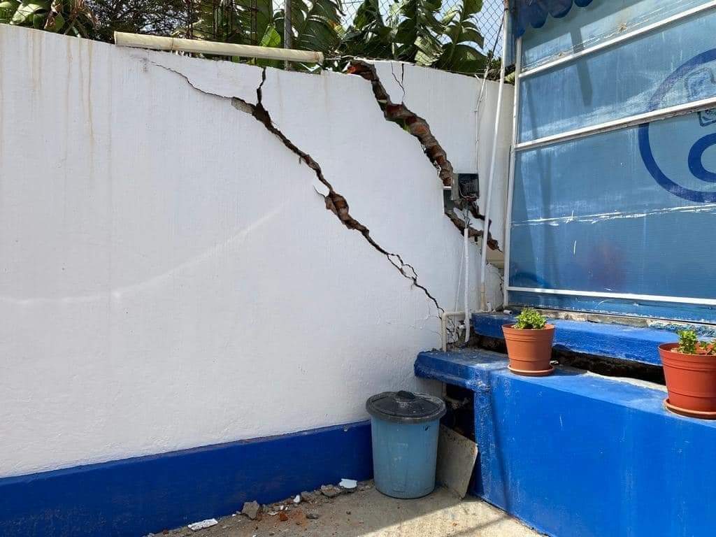 , Suman 86 viviendas dañadas por la falla geológica, 19 quedaron inhabitables