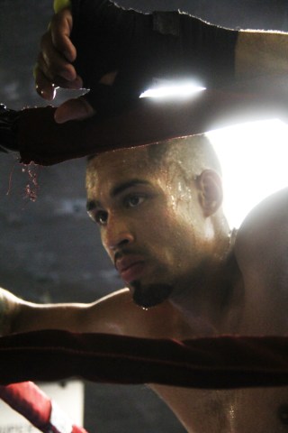Jonathan Chicas trains at Third Street Boxing Gym on July 9th. Photo Diana K. Arreola