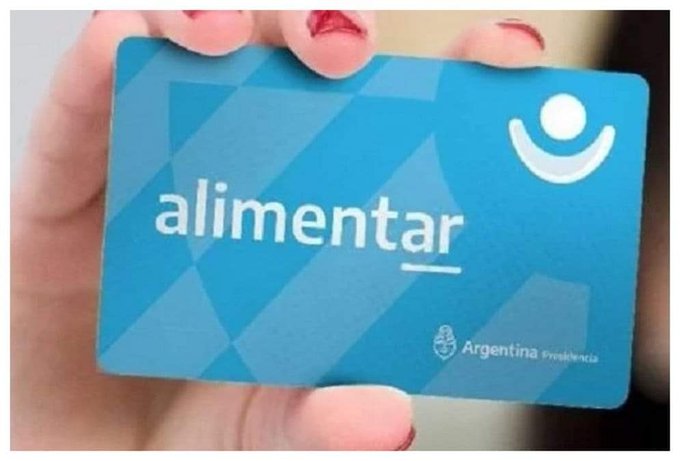 TARJETA ALIMENTAR