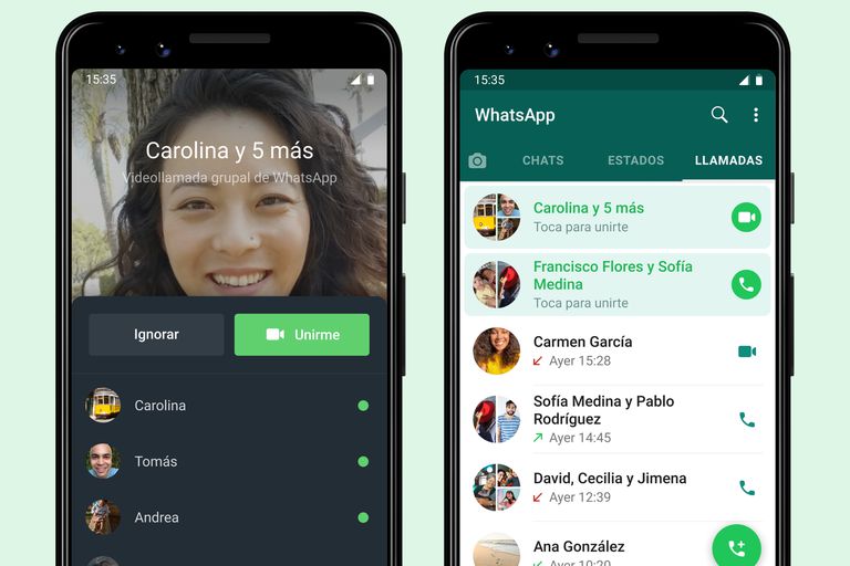 WHATSAAP VIDEOLLAMADAS