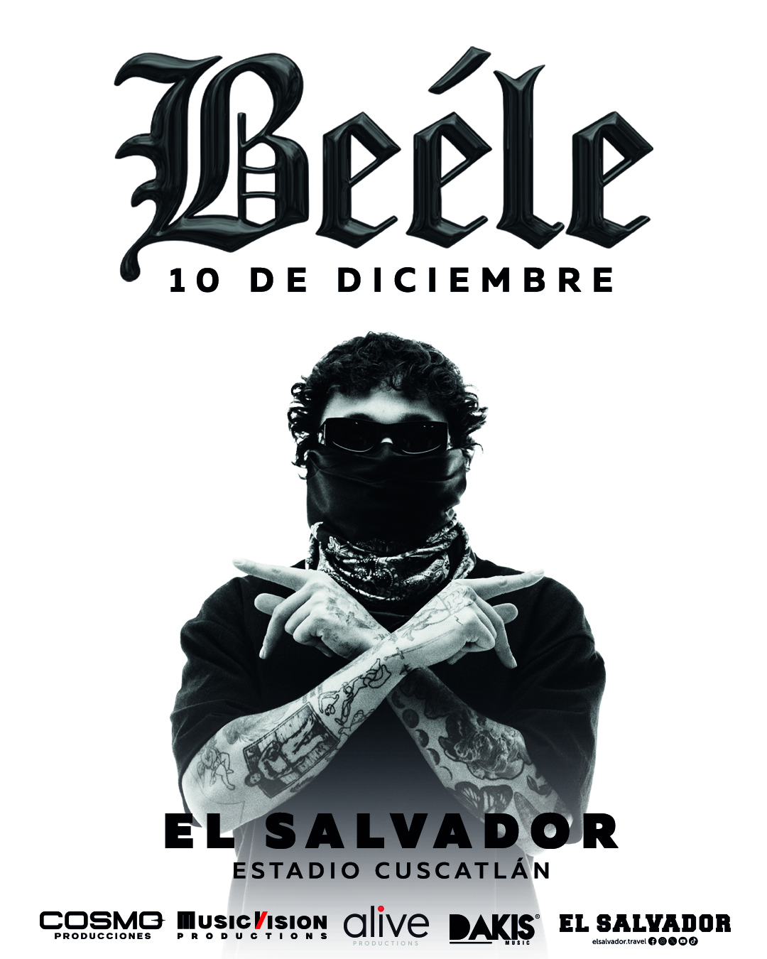 BEELE LLEGA A EL SALVADOR ESTE 10 DE DICIEMBRE