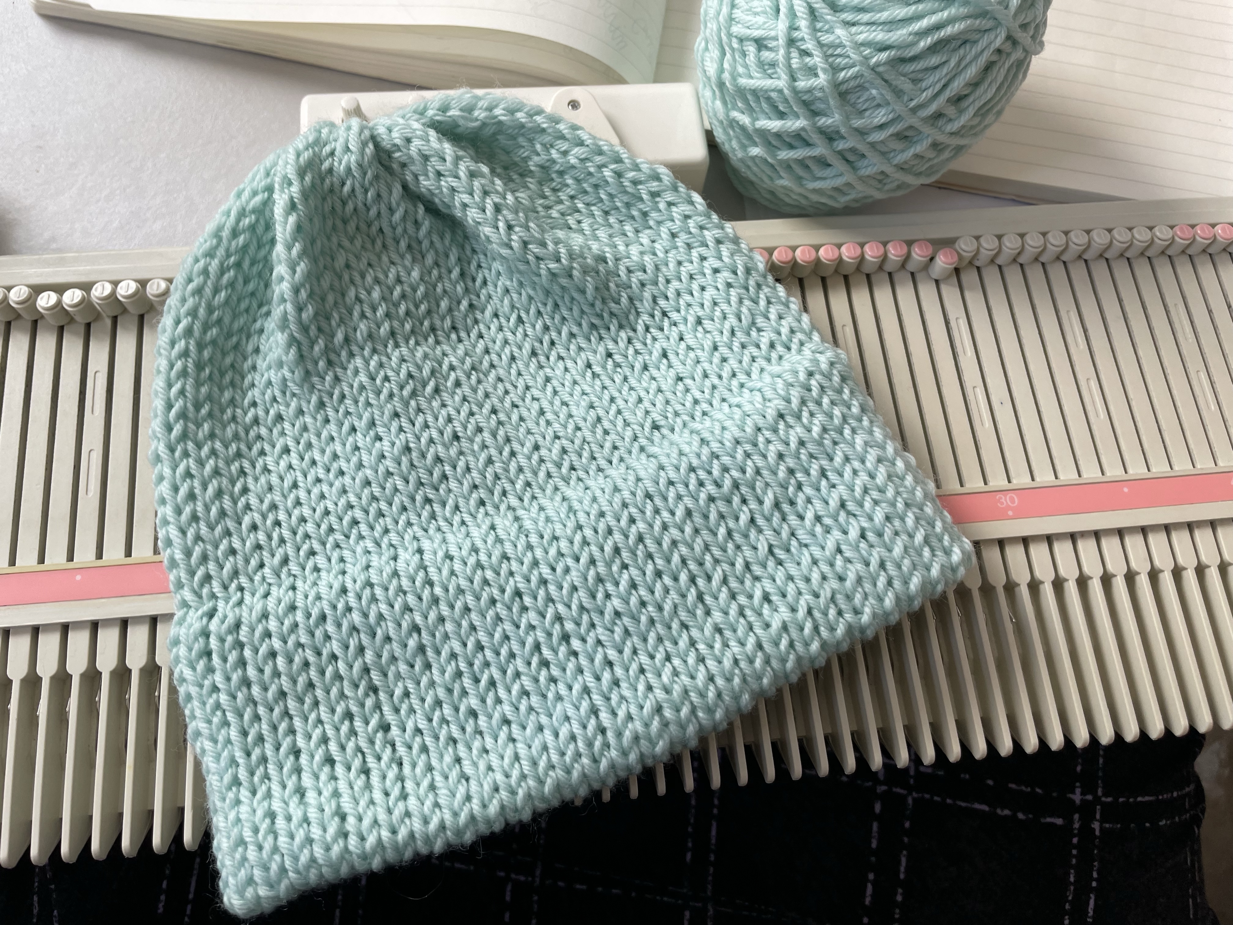 The Doodle Beanie — Free Machine Knitting Pattern – ELY Knits