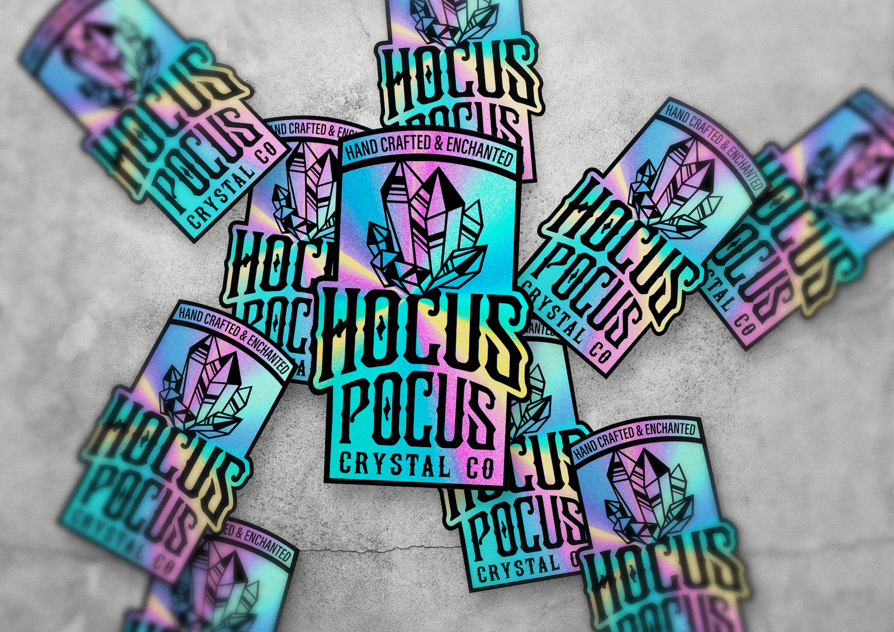 Custom holographic vinyl decals pt1 Holo vinyl + metamark custom stickers 2