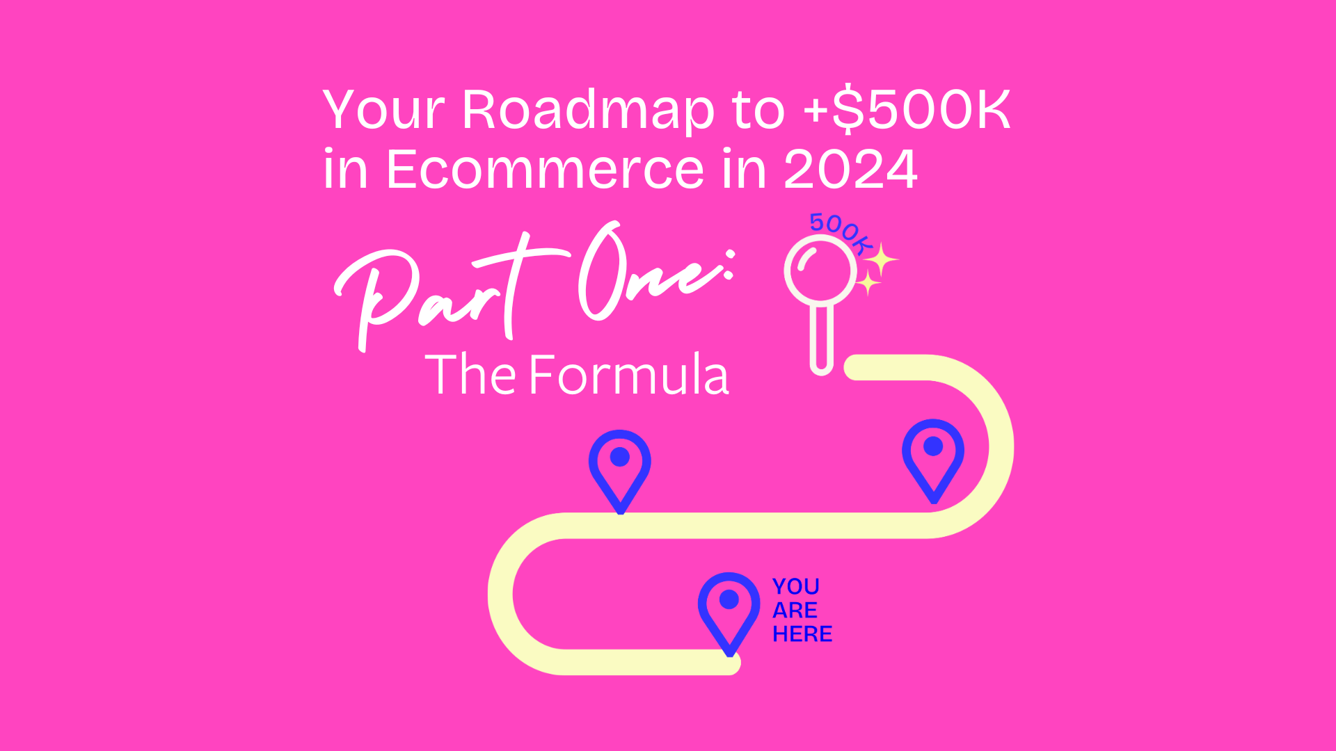 Your Roadmap to +$500K in E-Commerce in 2024 - Part One: The Formula