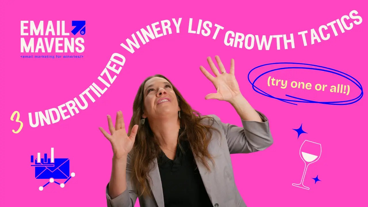 Three Underutilized Winery List Growth Tactics