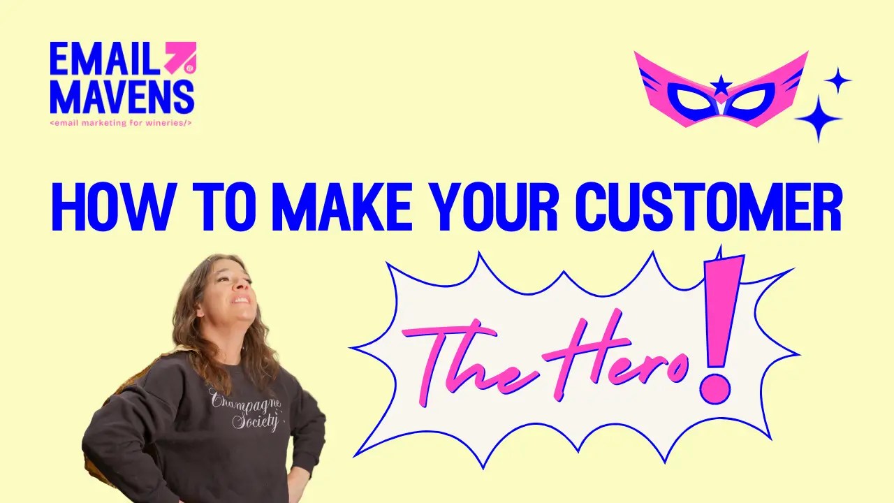 winery email marketing customer hero