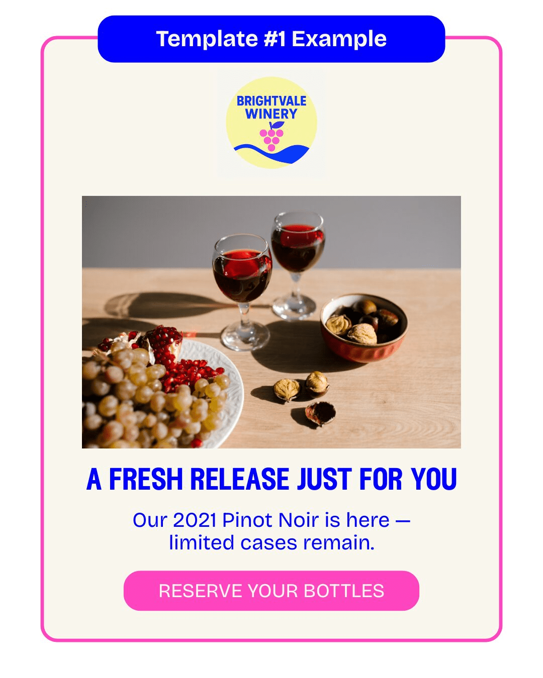 Winery Email Template #1