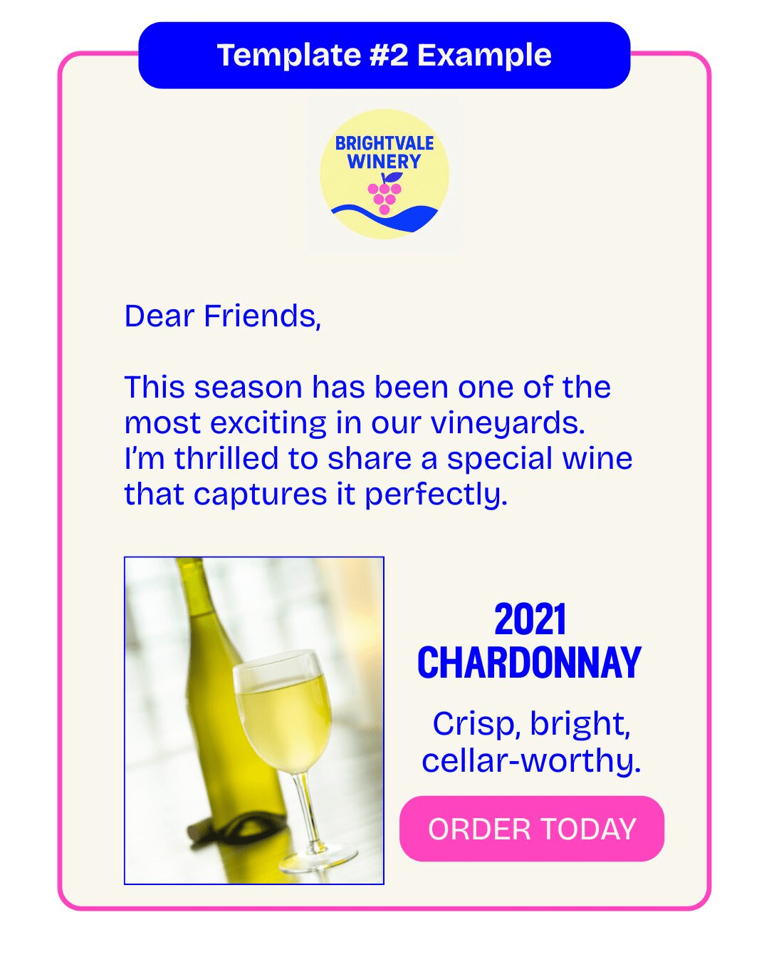 Winery Email Template #2