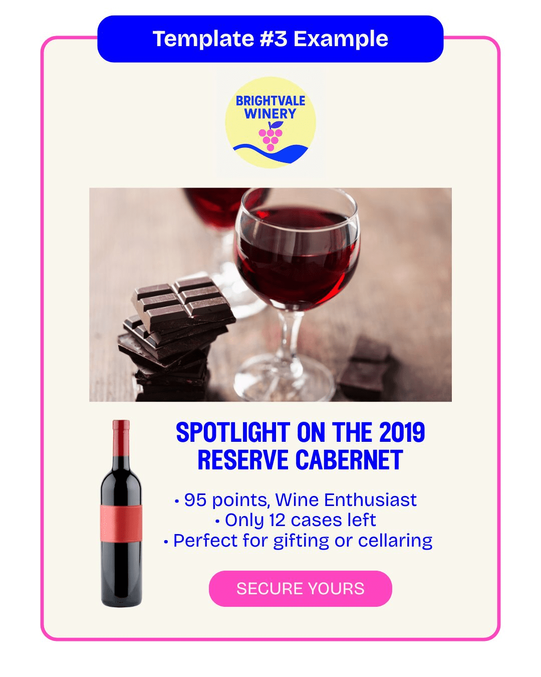 Winery Email Template #3