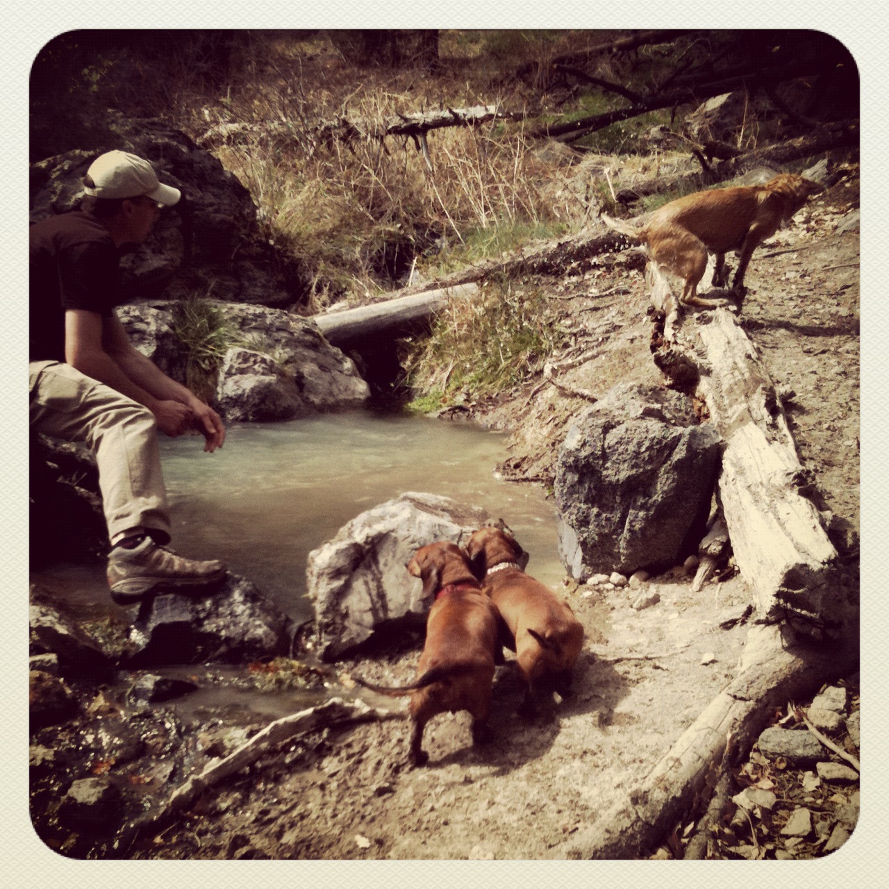 Our initial first hike in Jemez Springs in 2010