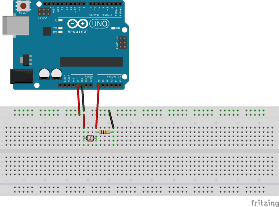 Arduino LDR -PROTO