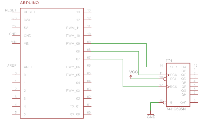 Arduino_74HC595