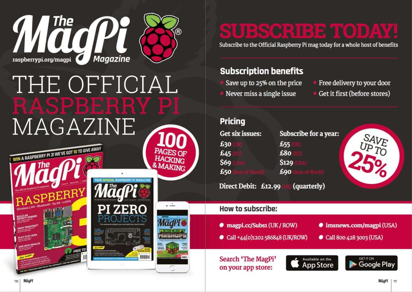 Raspberry Pi 3 na The MagiPi edição Março de 2016.