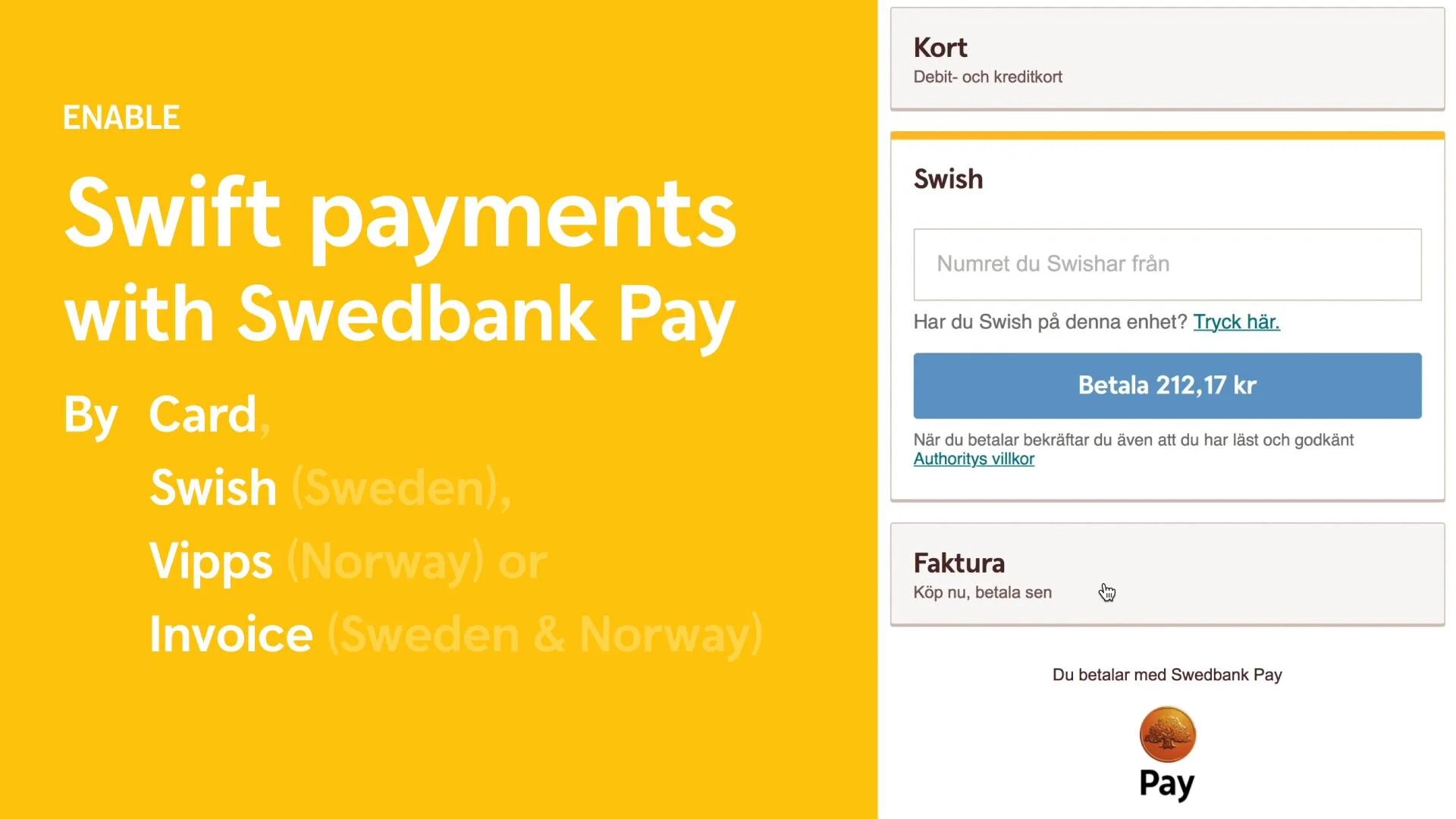 picture Swedbank Pay swedbank pay checkout optimizely