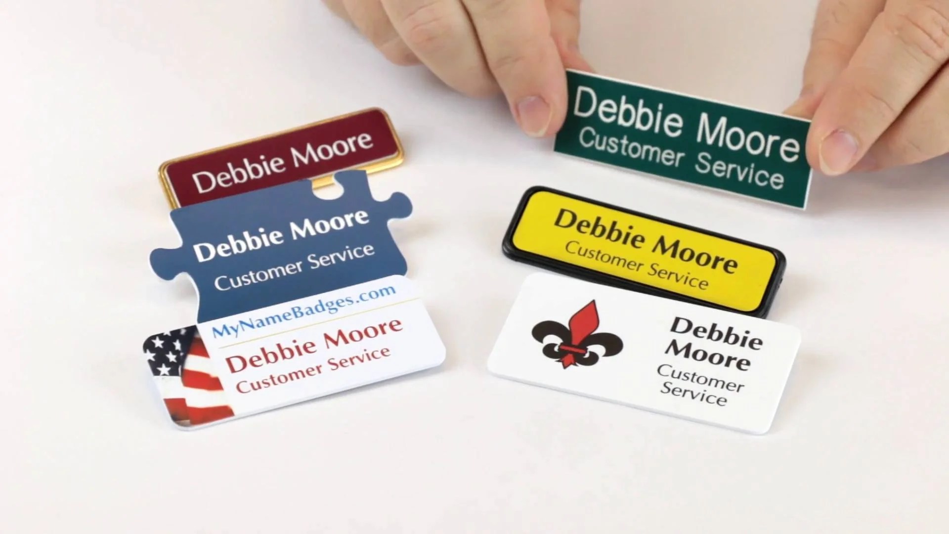 Custom Shape Name Badges From Mynamebadges