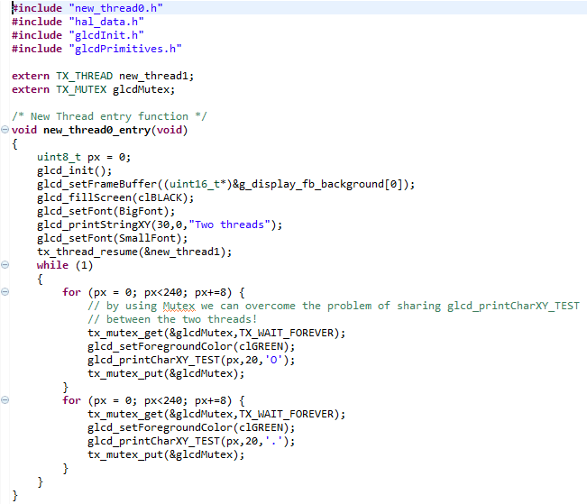 Synergy and ThreadX: shared resources and Mutex - Embedded Systems Blog