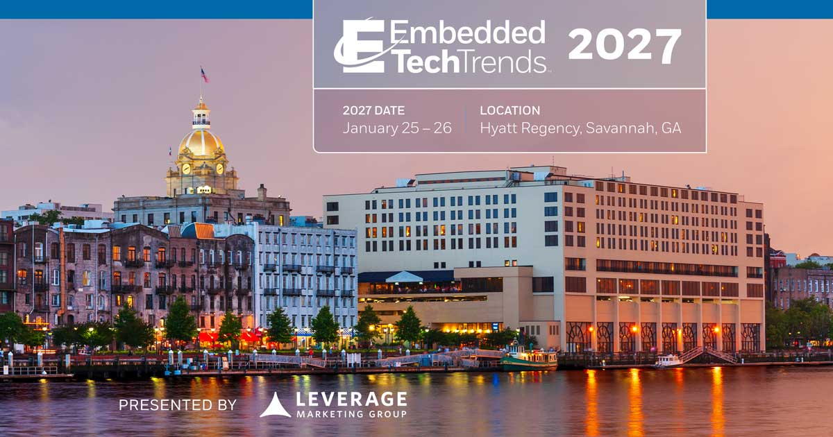 Embedded Tech Trends 2027 Event Info