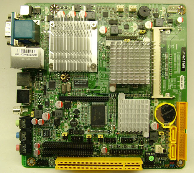 Jetway NF92-270 SBC | Intel® Atom™ N270