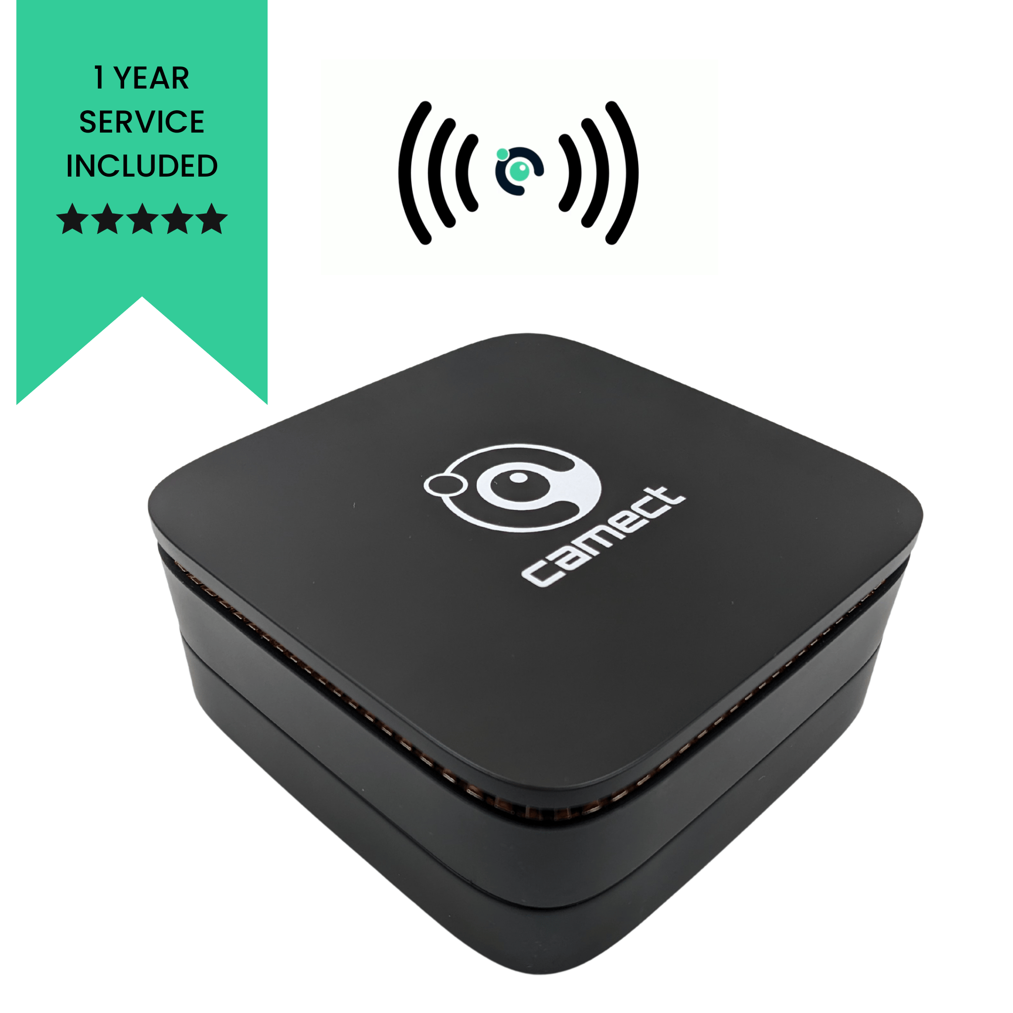 Camect Smart Camera Hub | 1 Year Service Included | Supports up to 4, 5 MP Cameras | 1 TB Storage