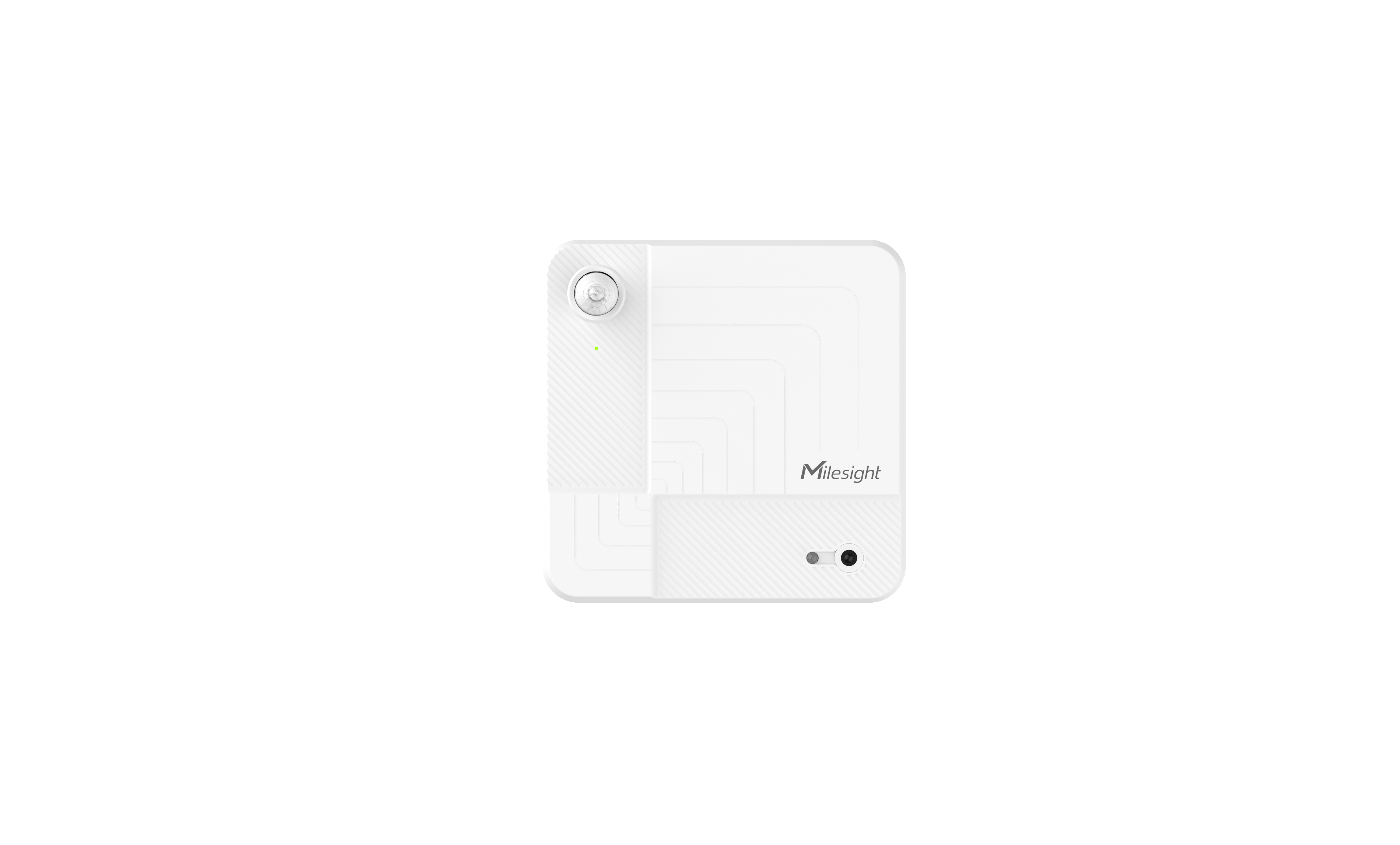 Milesight VS321 Wireless AI Occupancy Sensor | People Counting & Desk Occupancy | GDPR Compliant | VS321-915M-White