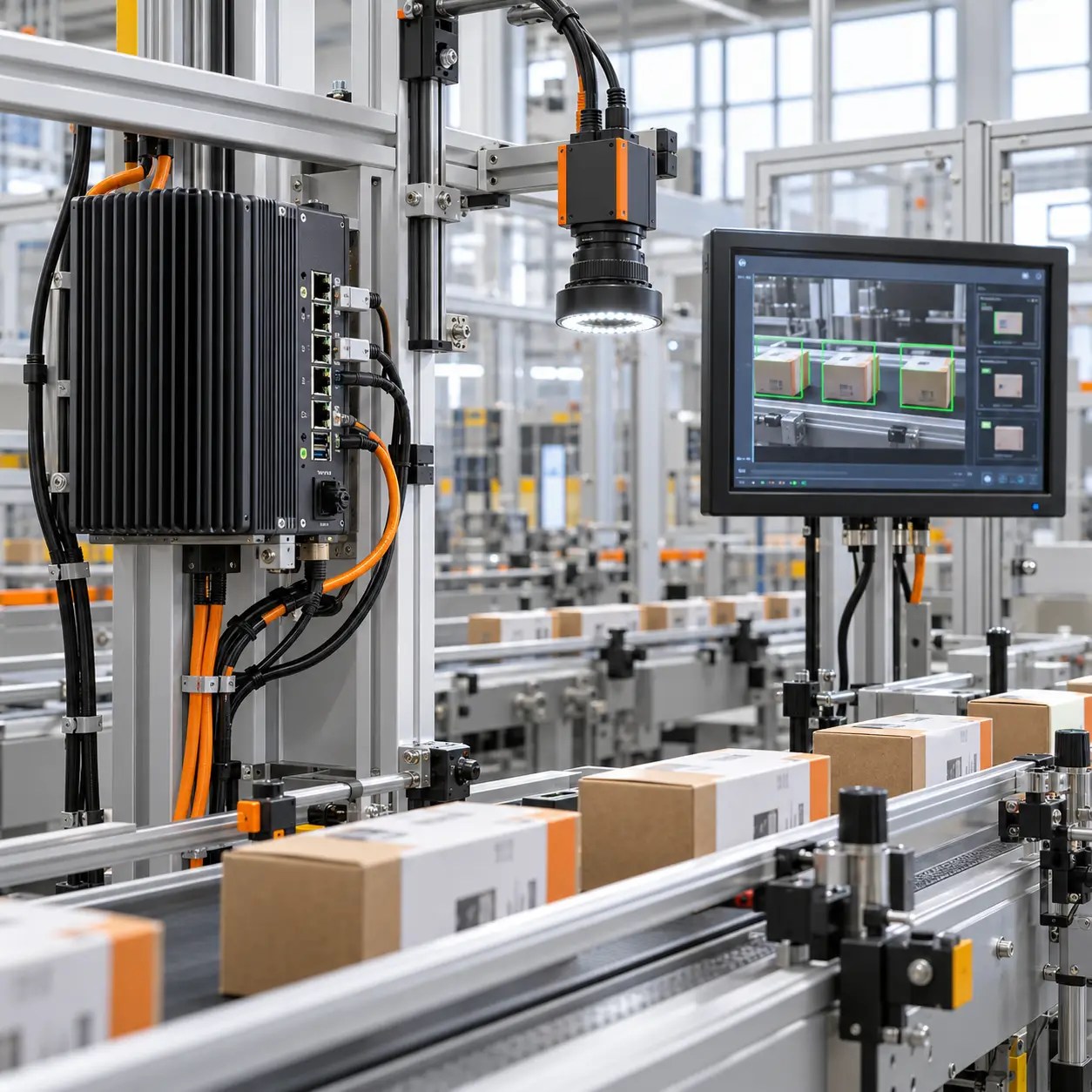 Edge AI packaging inspection line-3
