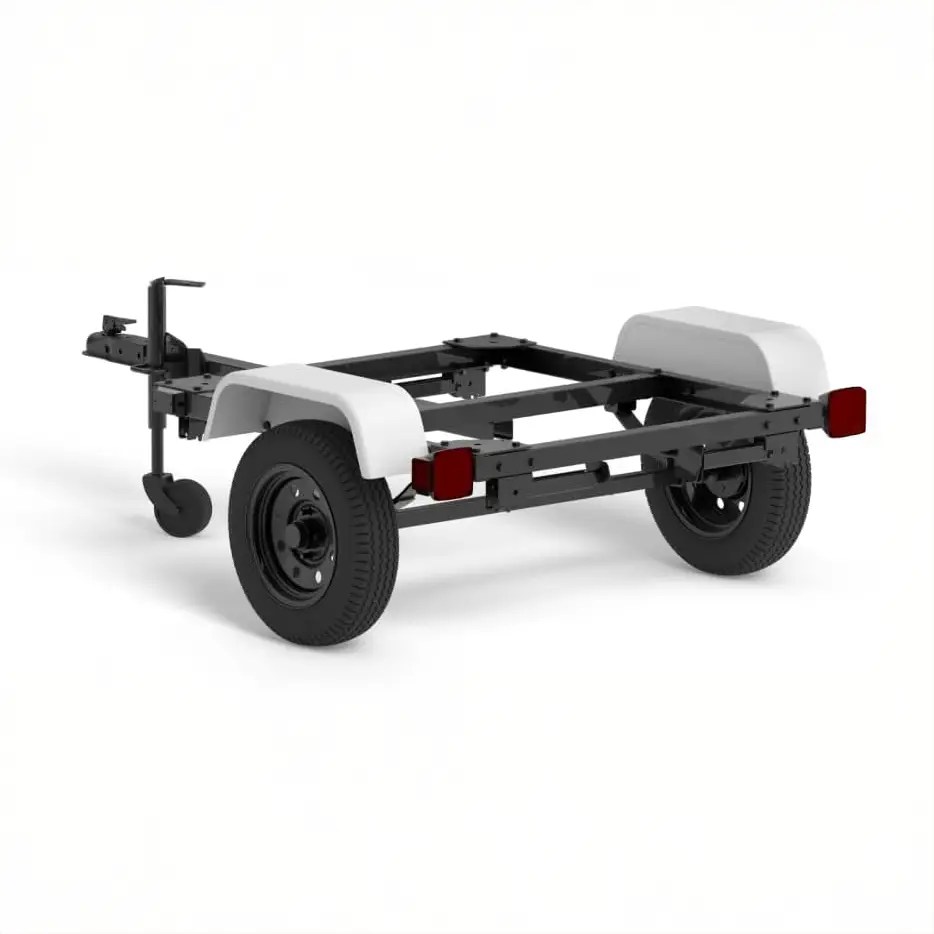 Ring Mobile Security Tower Trailer Kit | Towable Transport | Rapid Deployment