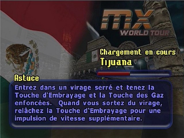 Capture d'écran MX World Tour