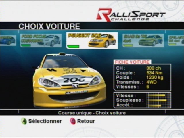 Capture d'écran RalliSport Challenge