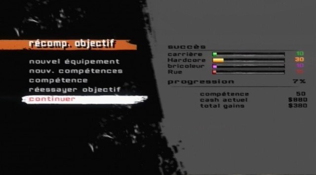 Capture d'écran Tony Hawks Proving Ground