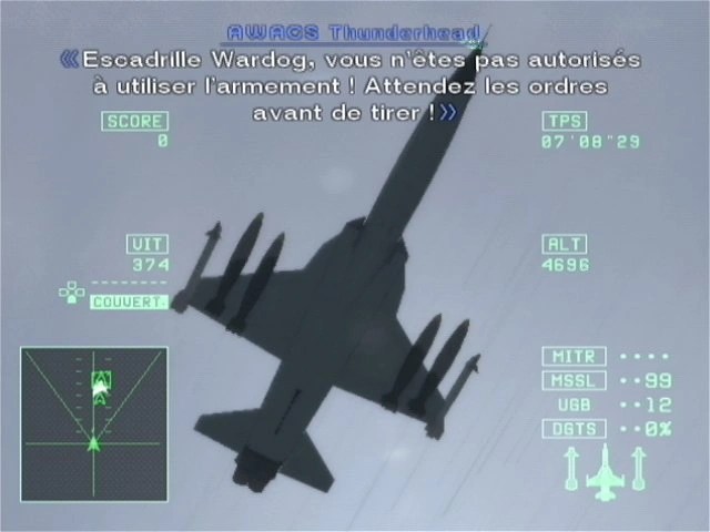Capture d'écran Ace Combat Squadron Leader