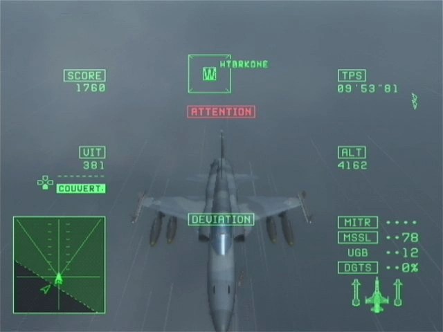 Capture d'écran Ace Combat Squadron Leader