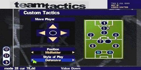 Capture d'écran Canal+ Premier Manager