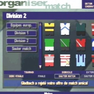 Capture d'écran Canal+ Premier Manager