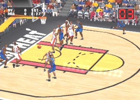 Capture d'écran NBA Live 2003