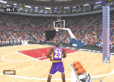 Capture d'écran NBA Live 2003
